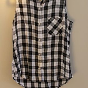 Flannel Tank Top